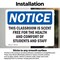 Signmission This Classroom Is Scent Free For The Health, 14 in W x Rectangle, Vinyl Decal OS-2PACK-NS-D-1014-L-18593 - alternate 2